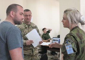 Lietuvos ir Gruzijos karo mokymo įstaigose besimokantys karininkai Goryje treniravosi planuoti... - 3