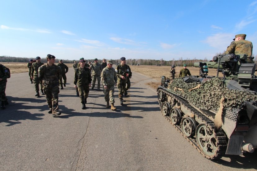 Supreme Allied Commander Europe visited the NATO enhanced Forward Presence Battalion Battle Group...