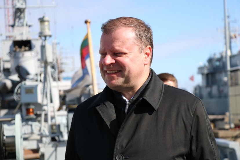 Karo laivų flotilėje lankėsi Ministras Pirmininkas