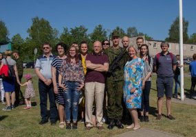 Lietuvai prisiekė septyniasdešimt vienas Lietuvos didžiojo kunigaikščio Gedimino štabo bataliono... - 3