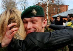 Beveik pusė Inžinerijos bataliono šauktinių liks tarnauti Lietuvos kariuomenėje  - 3