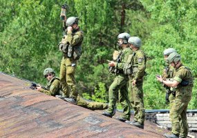 „Kardo kirčio“ mokymuose Lietuvoje pirmą kartą įvykdyta oro ataka iš naikintuvų F-16 su kovinėmis... - 1