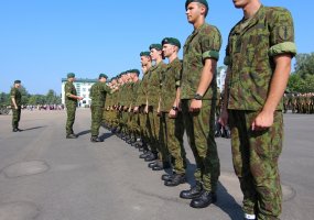 Generolo Romualdo Giedraičio artilerijos batalione išlydėta 3-oji NPPKT karių laida - 3