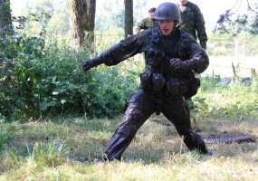 Oro gynybos bataliono šauktiniai įveikė „Oro gynybininko išbandymų kelią - 2