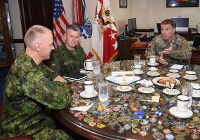 Sausumos pajėgų vadas brg. gen. V. Rupšys lankėsi Jungtinėse Amerikos Valstijose - 4