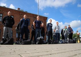 Į Juozo Vitkaus inžinerijos batalioną atvyko 4-oji nuolatinės privalomosios pradinės karo... - 2
