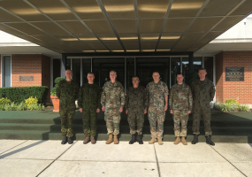 Commander of the Lithuanian Lad Force Brig Gen V. Rupšys on a visit in the United States of America  - 3