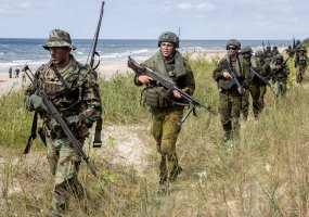 Išlydėti tarnybą Lietuvoje baigę ketvirtojo Portugalijos rotacinių pajėgų kontingento kariai - 5
