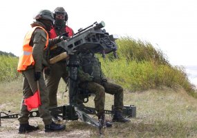 Pratybose „Baltijos zenitas 2018” - pirmieji Lietuvos oro gynybininkų šūviai su GROM... - 2