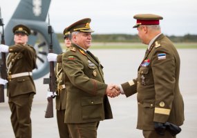 Lietuvos ir Estijos kariuomenių vadai Taline aptarė karinio bendradarbiavimo klausimus - 2