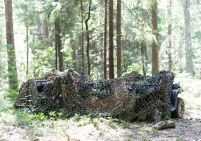 Krašto apsaugos savanorių pajėgų kariai sėda ant keturračių ir motociklų - 3