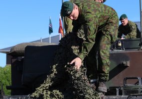 NATO priešakinių pajėgų batalione treniruočių tikslais pakeltas budrumo lygis - 5