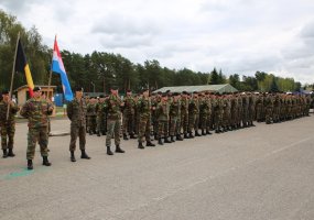 Inauguration Ceremony and Welcome for the Belgian and Luxembourg contingent of the 4th rotation... - 1