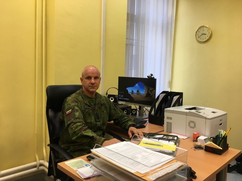 Paskirtas Karo prievolės ir komplektavimo tarnybos vyriausiasis puskarininkis