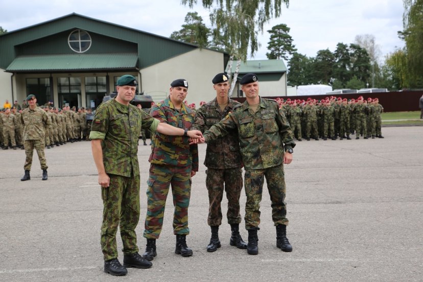 Rukloje – ketvirtosios NATO bataliono Lietuvoje Belgijos ir Liuksemburgo kontingento rotacijos...