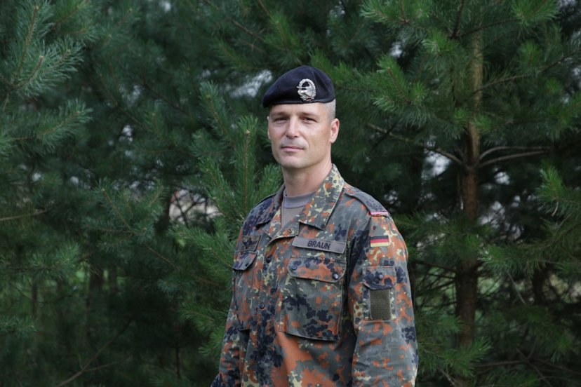 Interviu su NATO Priešakinių pajėgų kovinės grupės Lietuvoje vadu plk. ltn. R. Braunu 
