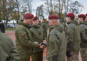 Į Jungtinių Tautų operaciją Malyje išlydėta ketvirtoji Lietuvos karių pamaina - 1