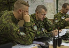 Aktyvi fazė pratybose „Klevo skliautas 2018 - 3