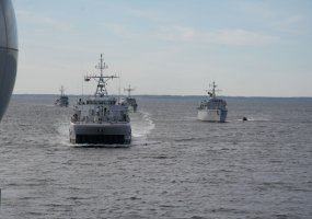 NATO priešmininio junginio laivai atvyksta į Lietuvą - 3