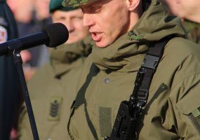 Panevėžyje vyko nuolatinės privalomosios pradinės karo tarnybos karių iškilminga priesaikos... - 1