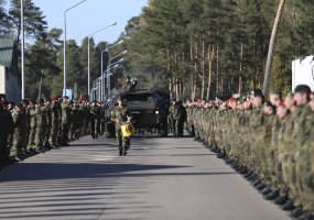 German soldier farewelled on his final journey  - 1