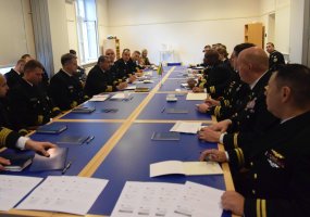 Representatives U.S. Naval Forces Europe-Africa visited the Lithuanian Navy HQ - 1