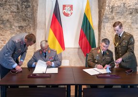 Mechanised Infantry Brigade Iron Wolf of the Lithuanian Armed Forces has been affiliated to a... - 1