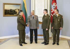 Commander of the German Field Army Lt Gen Jörg Vollmer decorated at the Presidential Palace of... - 2