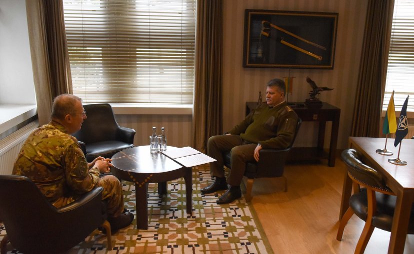 Lithuanian Armed Forces leadership met with Commander Joint Force Command Brunssum