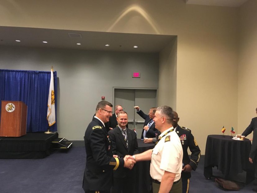 Lithuanian Land Force Commander attends global army conference in the U.S.