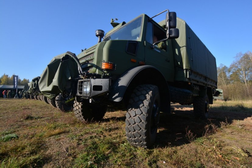 New batch of Unimog trucks delivered to the Lithuanian Armed Forces