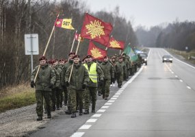 Kariai ir Utenos bendruomenė pagerbė Laisvės kovų dalyvį Antaną Kraujelį  - 1