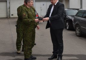 Logistikos valdybos štabe lankėsi Krašto apsaugos ministras - 1