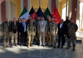Chief of Defence Staff of the Lithuanian Armed Forces visiting troops in Afghanistan - 1