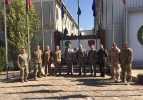 Chief of Defence Staff of the Lithuanian Armed Forces visiting troops in Afghanistan - 3