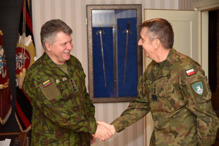 New Commander of Multinational Corps Northeast paid a visit to Lithuania
