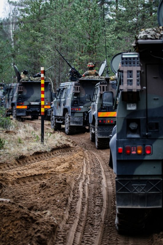 Tarptautinių pratybų „Geležinis Vilkas“ aktyviojoje fazėje - nuo žvalgybos operacijų iki manevro,...