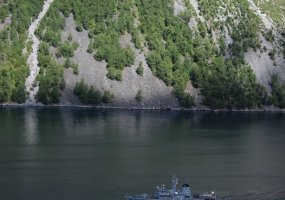 Karinių jūrų pajėgų laivas M54 „Kuršis“ grįžo iš nuolatinės parengties NATO laivų grupės budėjimo - 5