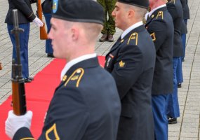 Sausumos pajėgų vadas susitiko su JAV Sausumos pajėgų Europoje vadu - 3