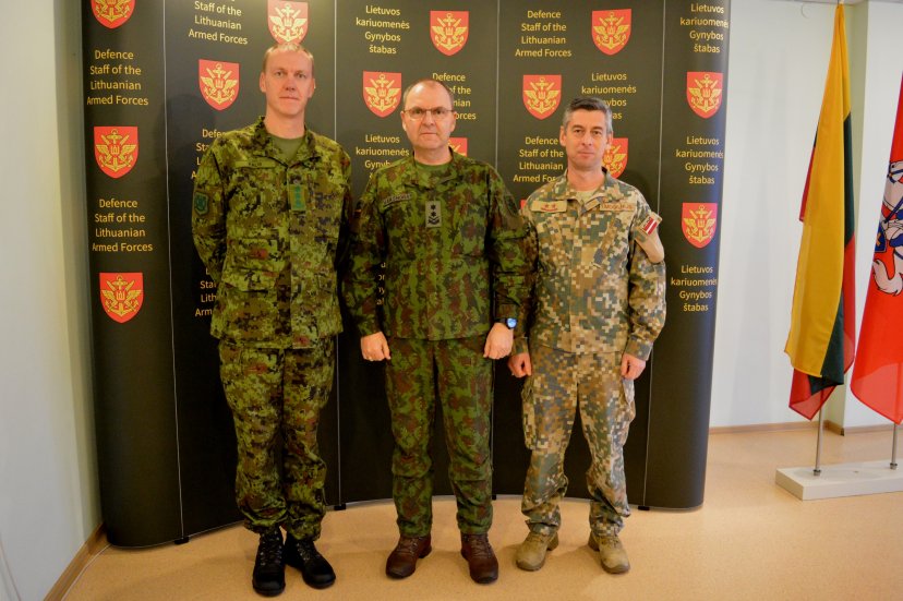 Chiefs of the strategic military staffs of the Baltic states met at the Defence Staff 