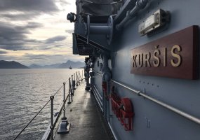 Karinių jūrų pajėgų laivas M54 „Kuršis“ baigė dalyvavimą NATO Nuolatinės parengties priešmininių... - 1