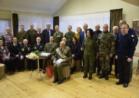 Karo policija pasveikino veteraną karo policininką Vincą Kubertavičių 100-ojo gimtadienio proga - 2
