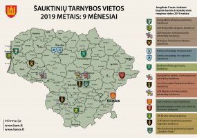 Bus sudaromi 2019 m. karo prievolininkų sąrašai - 1