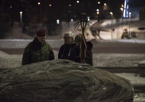 Minint Laisvės gynėjų dieną pagerbtas savanorio Artūro Sakalausko atminimas - 1