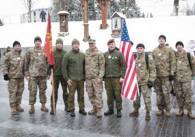Lietuvoje lankėsi JAV Sausumos pajėgų Europoje vado pavaduotojas gen. mjr. Džonas Gronskis - 1