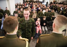 LK LDK Gedimino štabo batalione į atsargą išlydėti NPPKT kariai - 3
