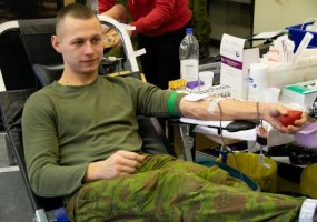 Lietuvos didžiojo kunigaikščio Gedimino Štabo batalione – kraujo donorystės akcija - 1