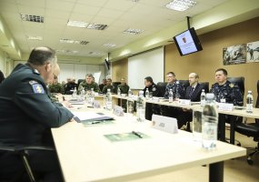 Gynybos štabe aptartas ir įtvirtintas Lietuvos kariuomenės bendradarbiavimas su VRM... - 3