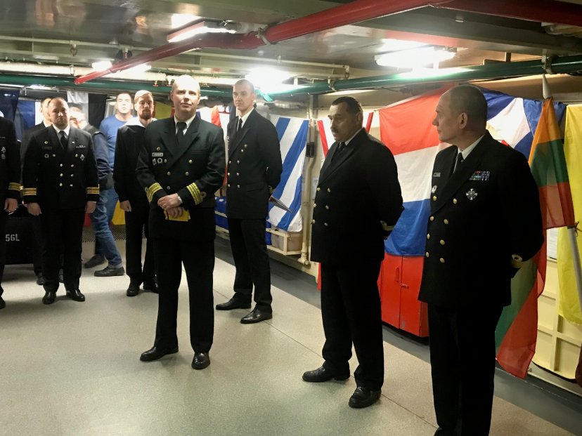Lithuanian Navy officer handed over the duties of BALTRON Commander 