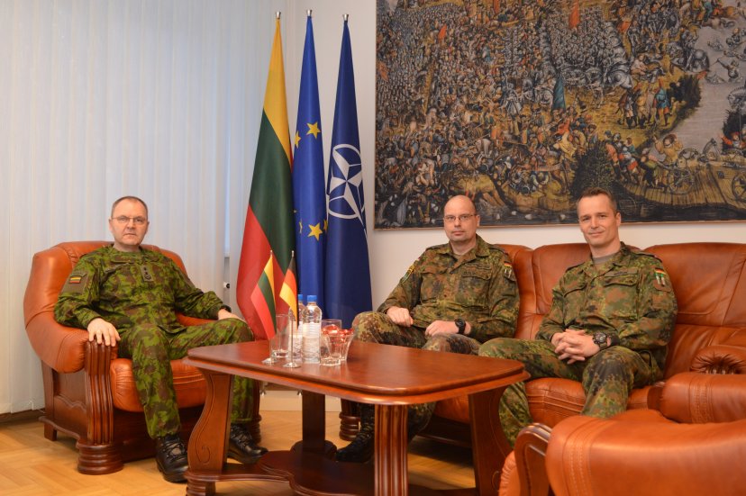 Commanders of the NATO enhanced Forward Presence Battalion Battle Group paid a visit to the...